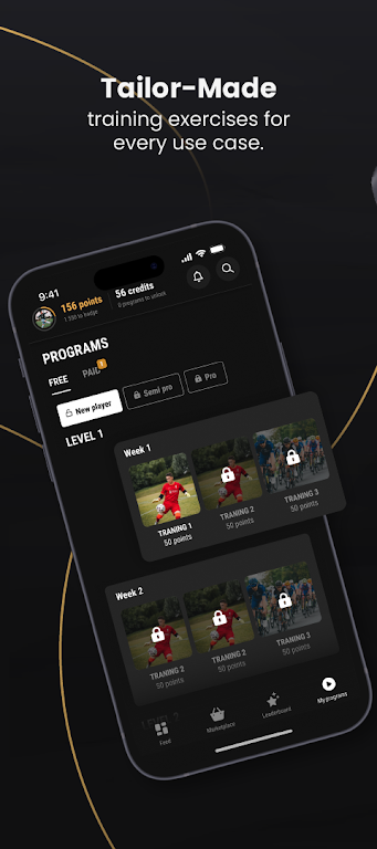 Ballers App: Football Training 螢幕截圖 1