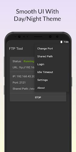 FTP Tool - FTP Server & Client Screenshot 3