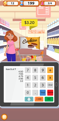 Supermarket Cashier Simulator ဖန်သားပြင်ဓာတ်ပုံ 1