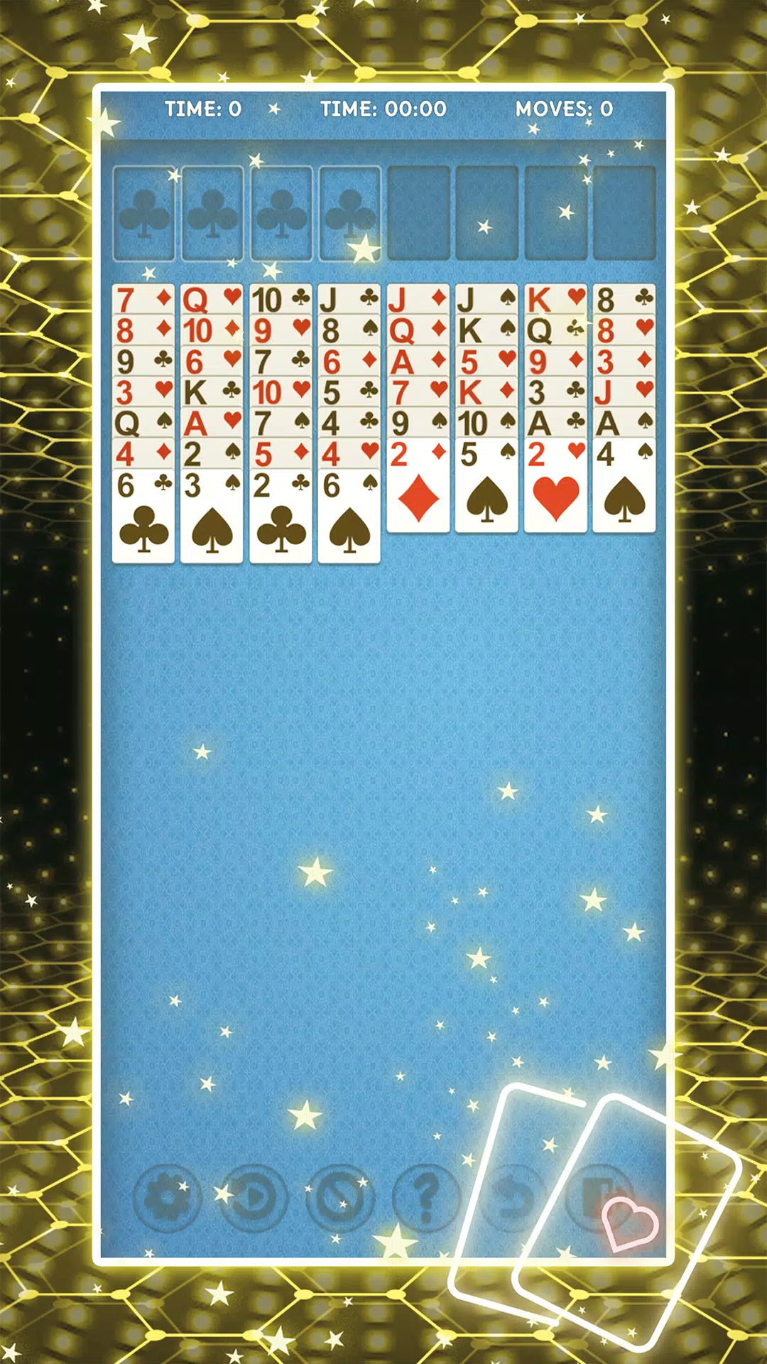 EasyCell Solitaire Game 스크린샷 0