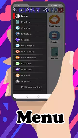 Mini Chat Capture d'écran 1