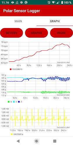 Polar Sensor Logger 스크린샷 3