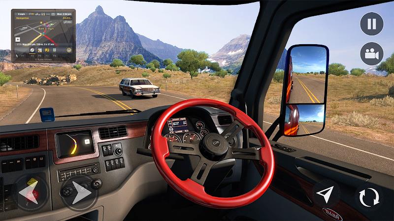 American Truck Driving Games Schermafbeelding 1