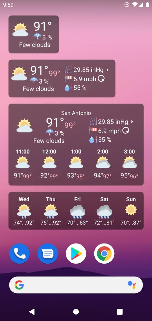 WhatWeather Pro ภาพหน้าจอ 0