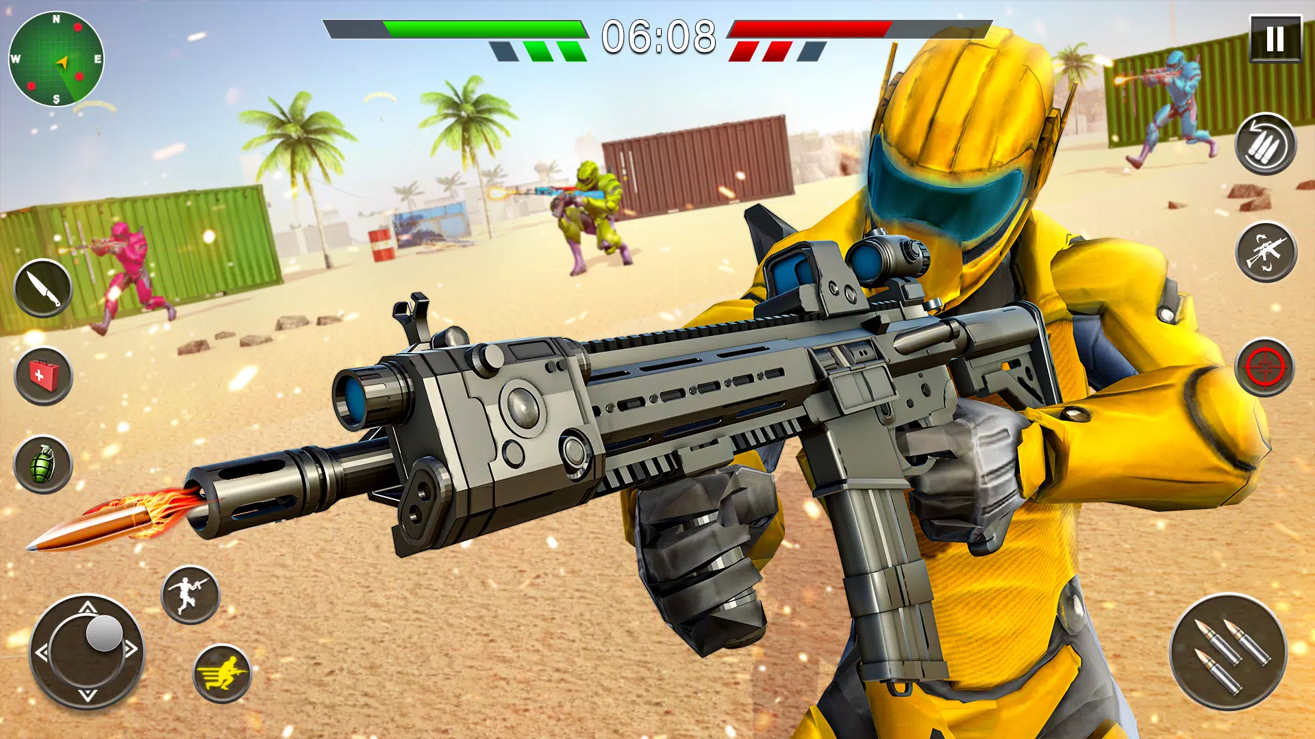 Robot Gun Battle: Offline FPS Ekran Görüntüsü 0