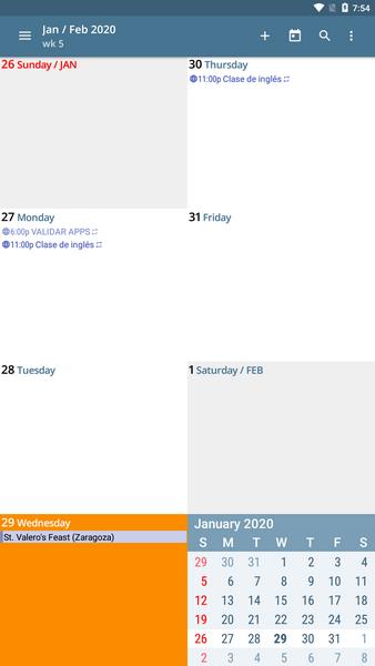 aCalendar - dein Kalender Screenshot 3