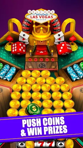 Casino Vegas Coin Party Dozer Capture d'écran 2