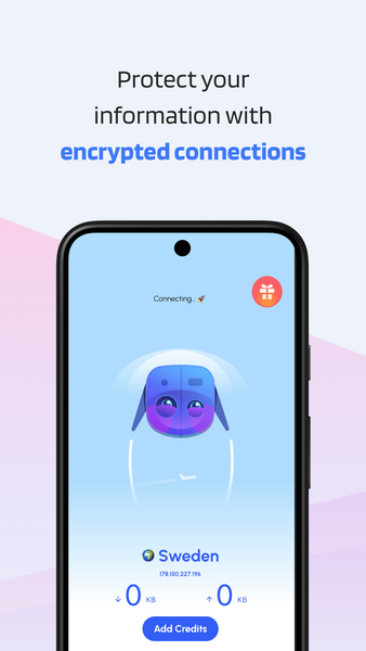 Hapi VPN Safe Unlimited Proxy 스크린샷 1