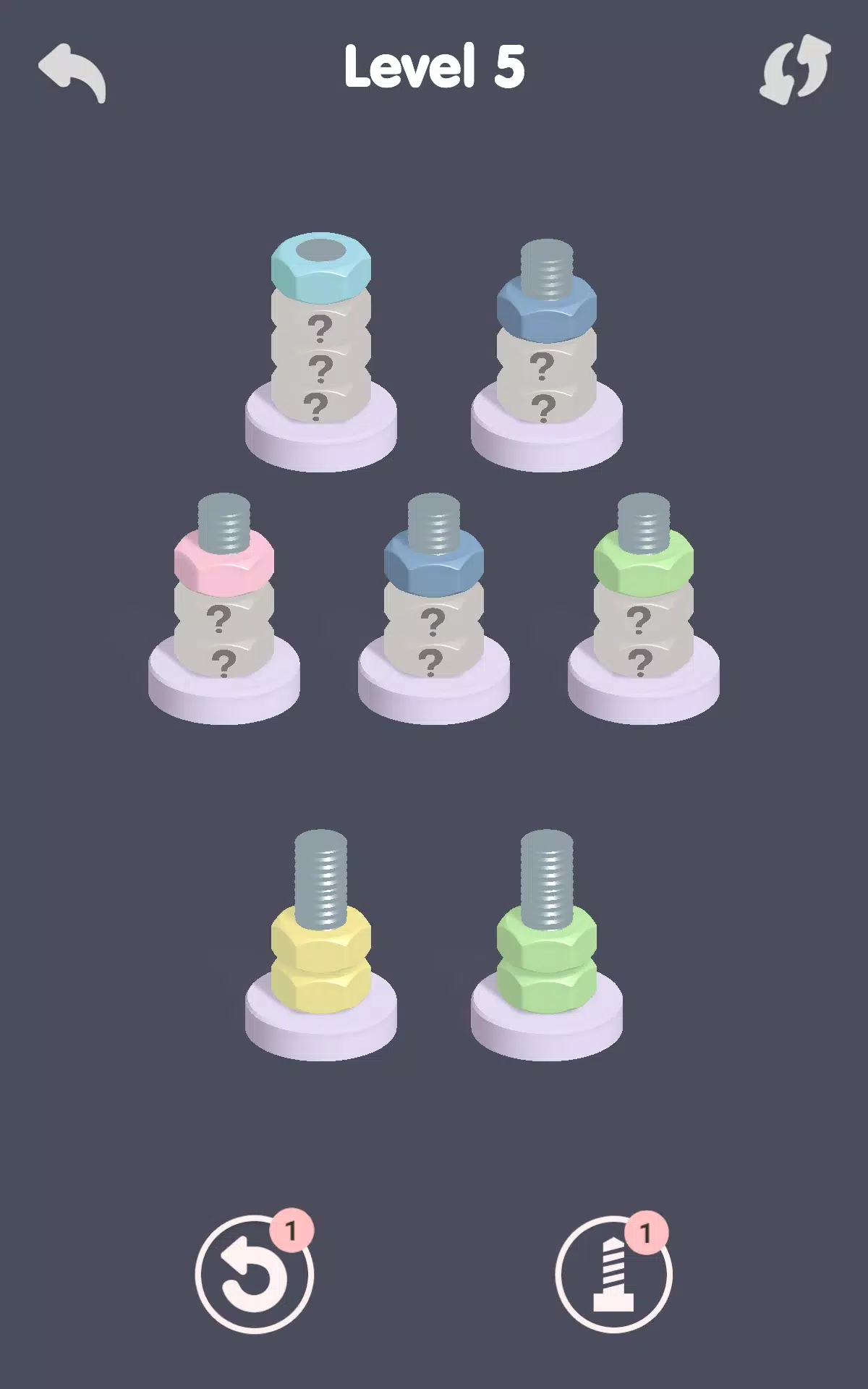Color Sort : Nuts Mania 스크린샷 0
