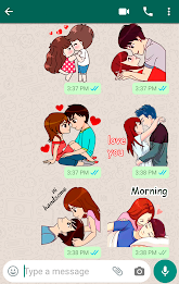 Love Story WASticker ภาพหน้าจอ 1