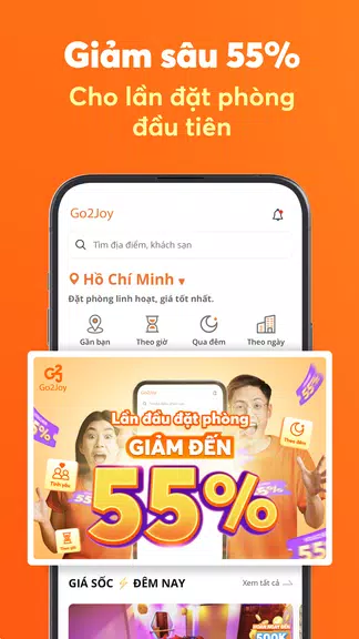 Go2Joy - Hourly Booking App Captura de pantalla 2