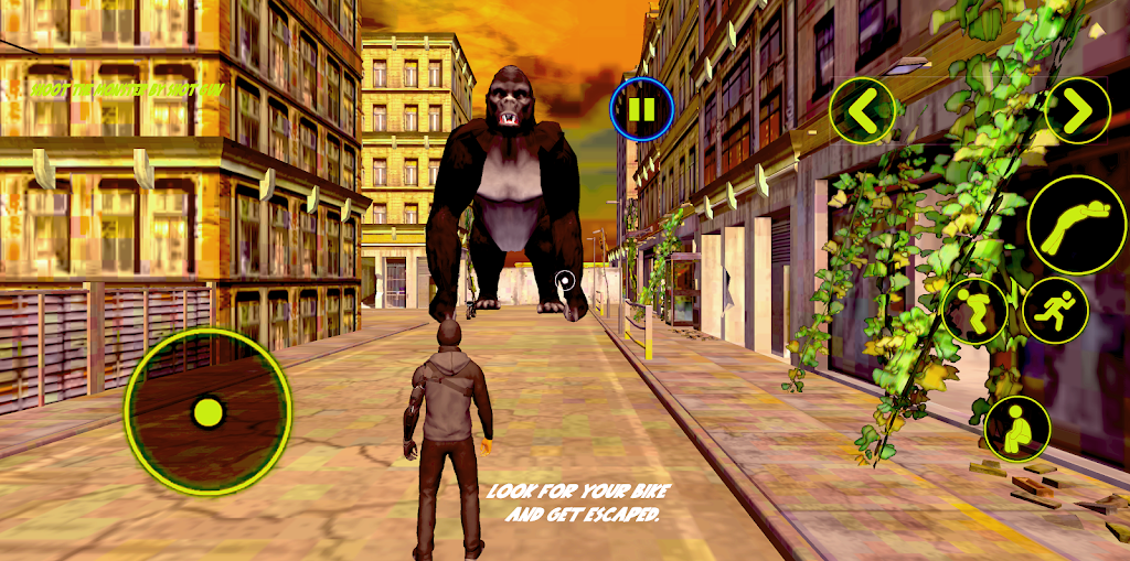 Gorilla Kong Kaiju City Beasts ภาพหน้าจอ 1