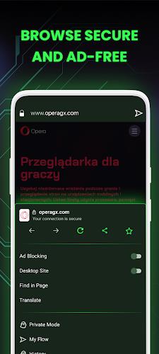 Opera GX: Gaming Browser Zrzut ekranu 2