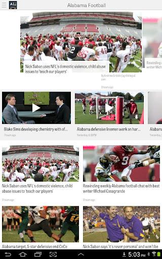 AL.com: Alabama Football News Screenshot 3