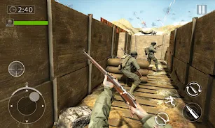 D-Day World War 2 Army Games スクリーンショット 1