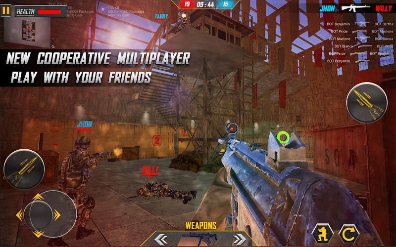 Cover Multiplayer Gun Games 3D Capture d'écran 1