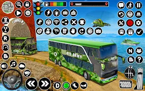 Army Coach Bus Simulator Games 螢幕截圖 3