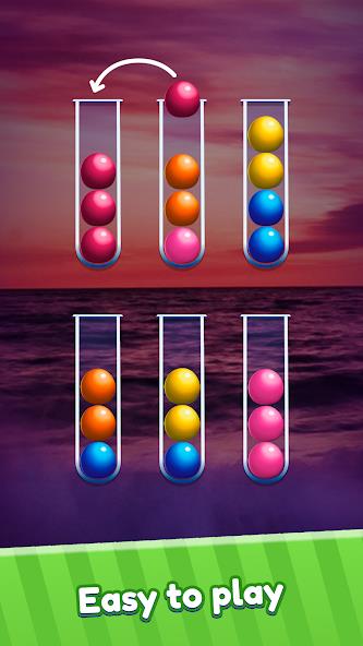 Ball Sort Puzzle Color Sort Mod Zrzut ekranu 0