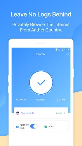 FlyVPN - Secure & Fast VPN स्क्रीनशॉट 0