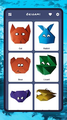 Jouets en papier origami Screenshot 1