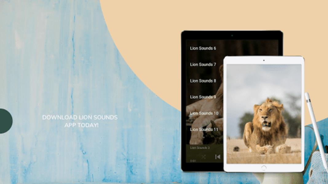 Lion Sounds HD ภาพหน้าจอ 1