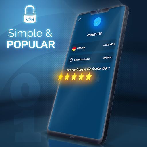 Candle VPN | فیلترشکن پرسرعت Ảnh chụp màn hình 2