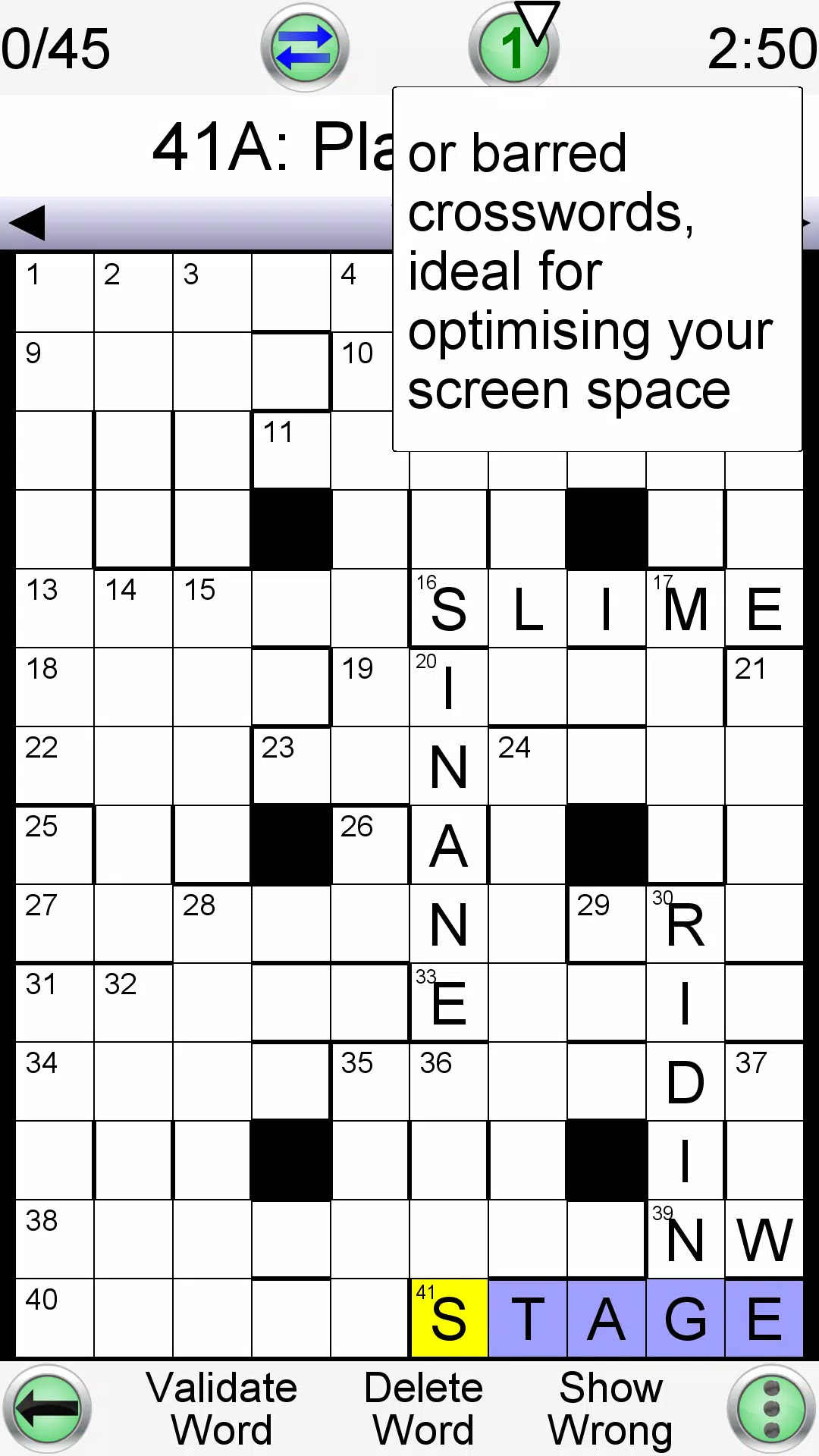 Arrow Crossword 螢幕截圖 2