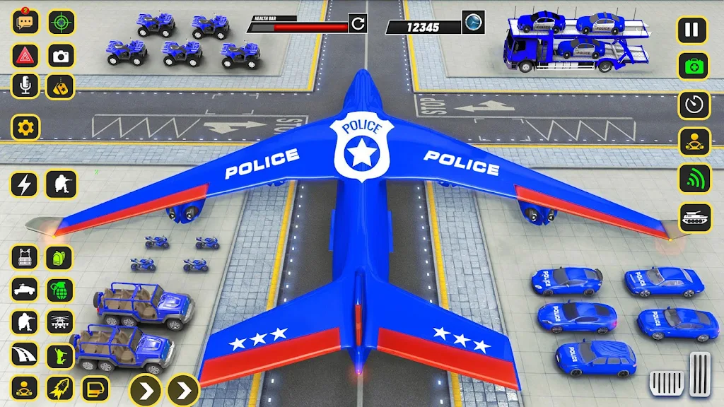 Police Car transporter Game 3D ภาพหน้าจอ 2