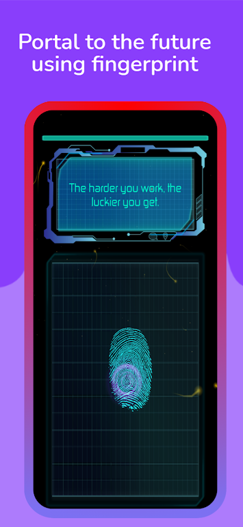 Real Fingerprint Fortune Test Captura de tela 1