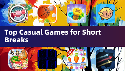 Les meilleurs jeux occasionnels pour les courtes pauses