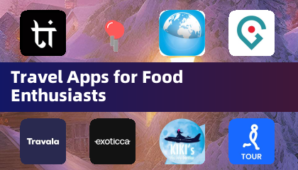 美食愛好者的旅遊應用程式