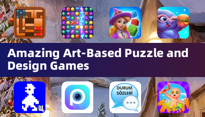 Jogos incríveis de quebra-cabeças e design baseados na arte
